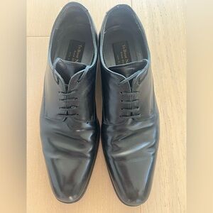 To Boot Black New York Leather Oxford Shoes, Size 9. Made in Italy